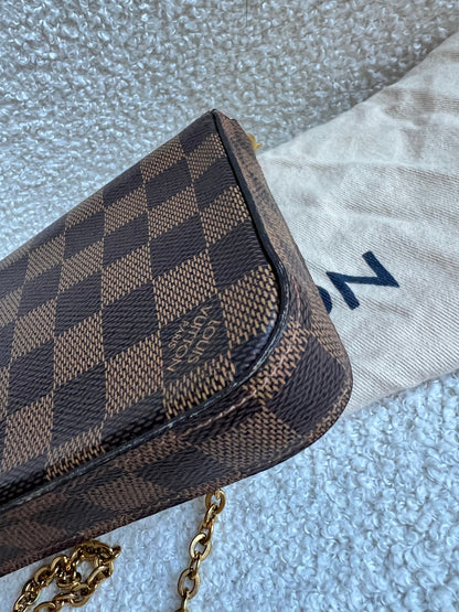 Louis Vuitton Felicie Pochette Damier Ebene (RRP £1090)