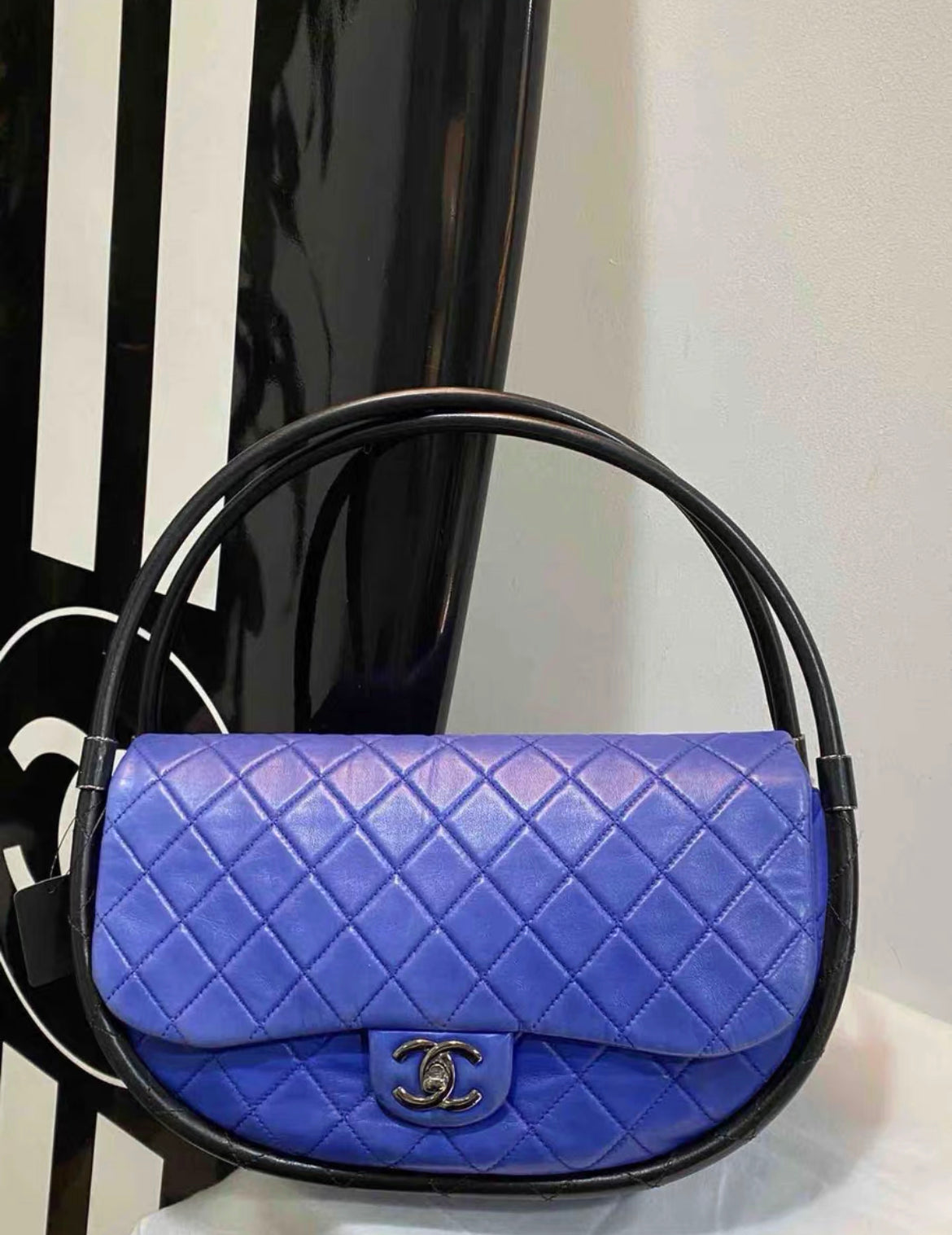 Chanel Ss13 Hula Hoop Bag Blue