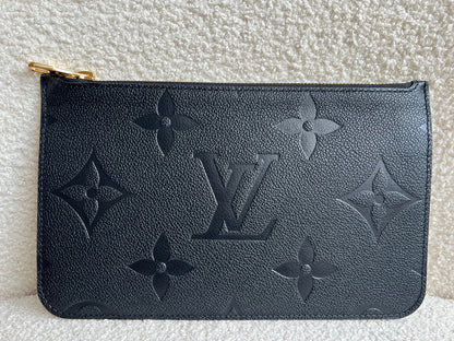 Louis Vuitton Pouch (from Neverfull) Black Empreinte
