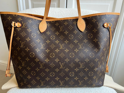 Louis Vuitton Neverfull GM Monogram Pivoine Interior (RRP £1,470)