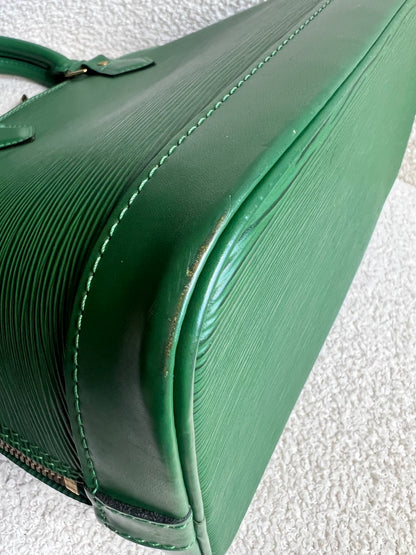 Louis Vuitton Alma PM Green Epi