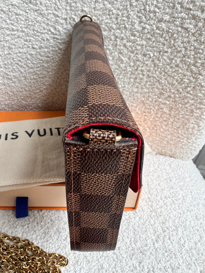 Louis Vuitton Felicie Pochette Damier Ebene (RRP £1110)