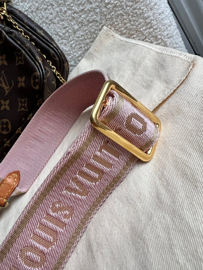 Louis Vuitton Multi Pochette Accessoires Rose Chiaro (RRP £2030)
