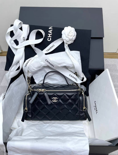 Chanel Timeless Lambskin Black Handbag Lambskin