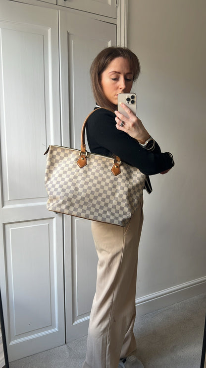 Louis Vuitton Saleya MM Tote Damier Azur