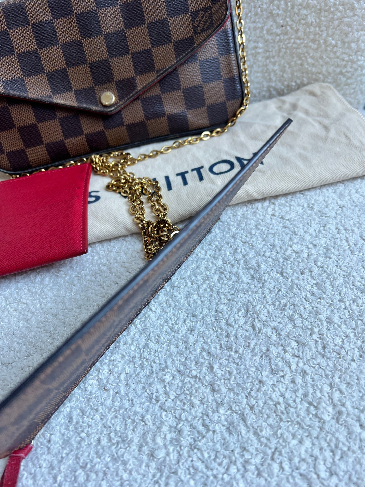 Louis Vuitton Felicie Pochette Damier Ebene (RRP £1090)