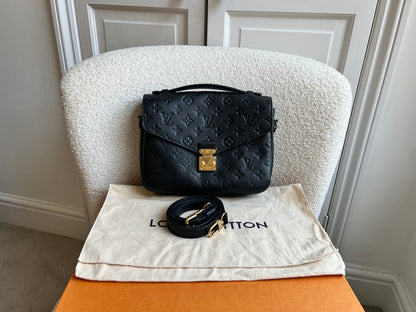 Louis Vuitton Pochette Metis Black Empreinte (RRP £2,200)