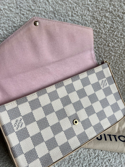 Louis Vuitton Felicie Pochette Damier Azur (RRP £1110)