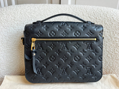 Louis Vuitton Pochette Metis Black Empreinte (RRP £2,200)