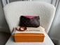 Louis Vuitton Pink and Monogram Pallas Pochette