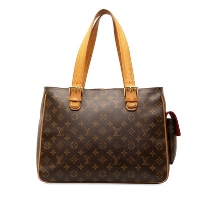 Brown Louis Vuitton Monogram Multipli-Cite Tote Bag