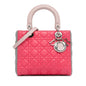Dior Lady Dior Cannage Pink Handbag