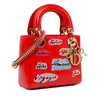 Dior Lady Dior Chain Leather Shoulder Bag