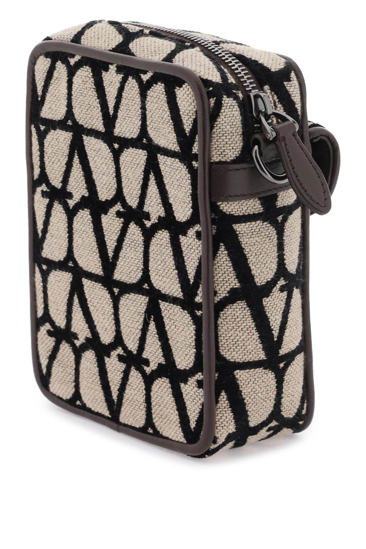 Valentino Garavani Mini Locò Toile Iconographe Crossbody Bag Men