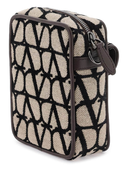 Valentino Garavani Mini Locò Toile Iconographe Crossbody Bag Men