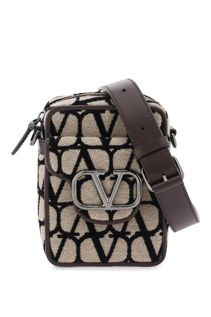 Valentino Garavani Mini Locò Toile Iconographe Crossbody Bag Men