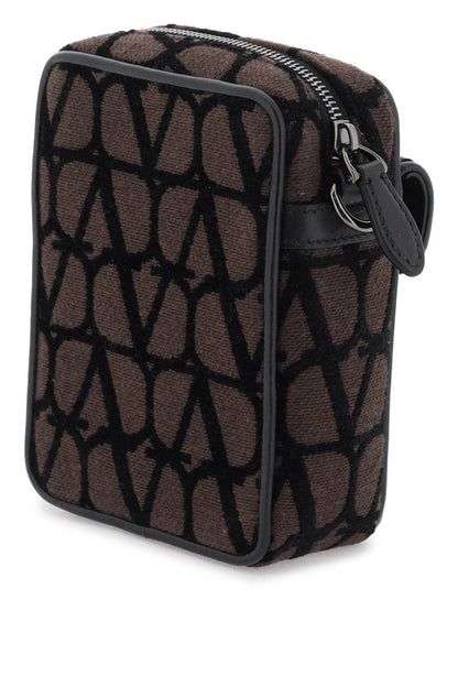 Valentino Garavani Mini Locò Toile Iconographe Crossbody Bag Men