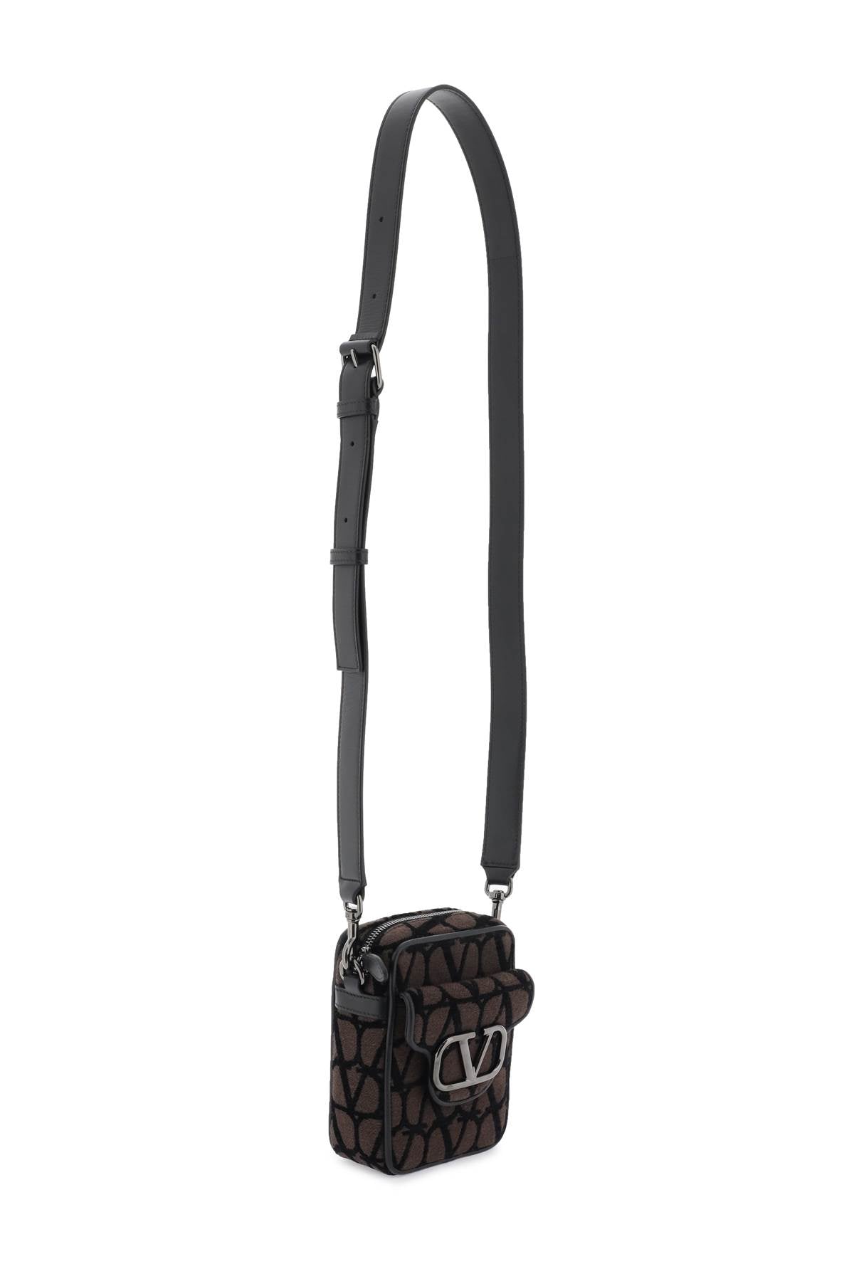 Valentino Garavani Mini Locò Toile Iconographe Crossbody Bag Men