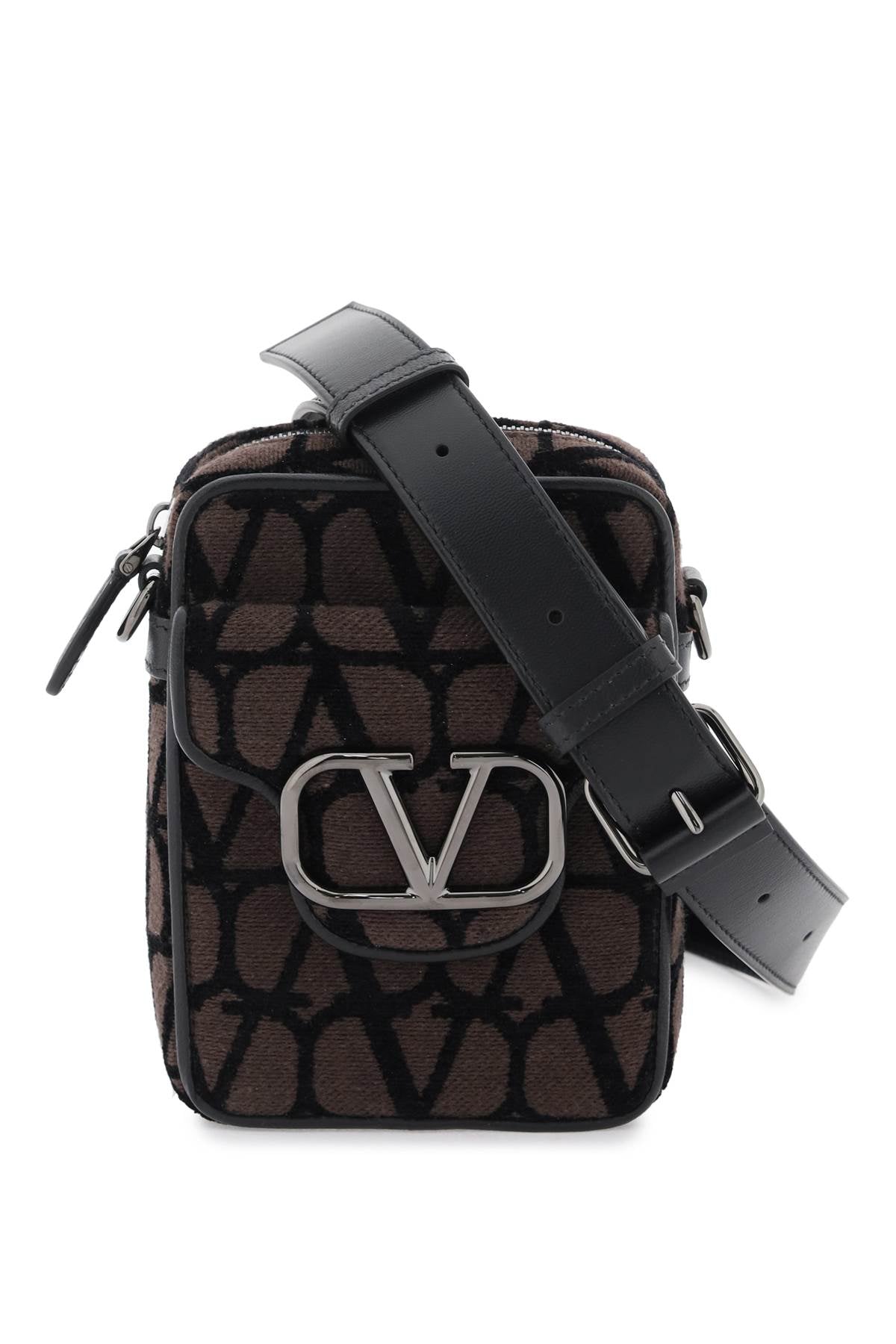 Valentino Garavani Mini Locò Toile Iconographe Crossbody Bag Men