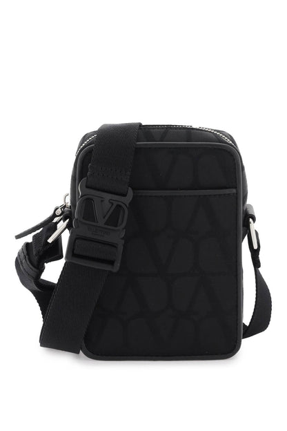Valentino Garavani Small Black Iconographe Crossbody Bag Men