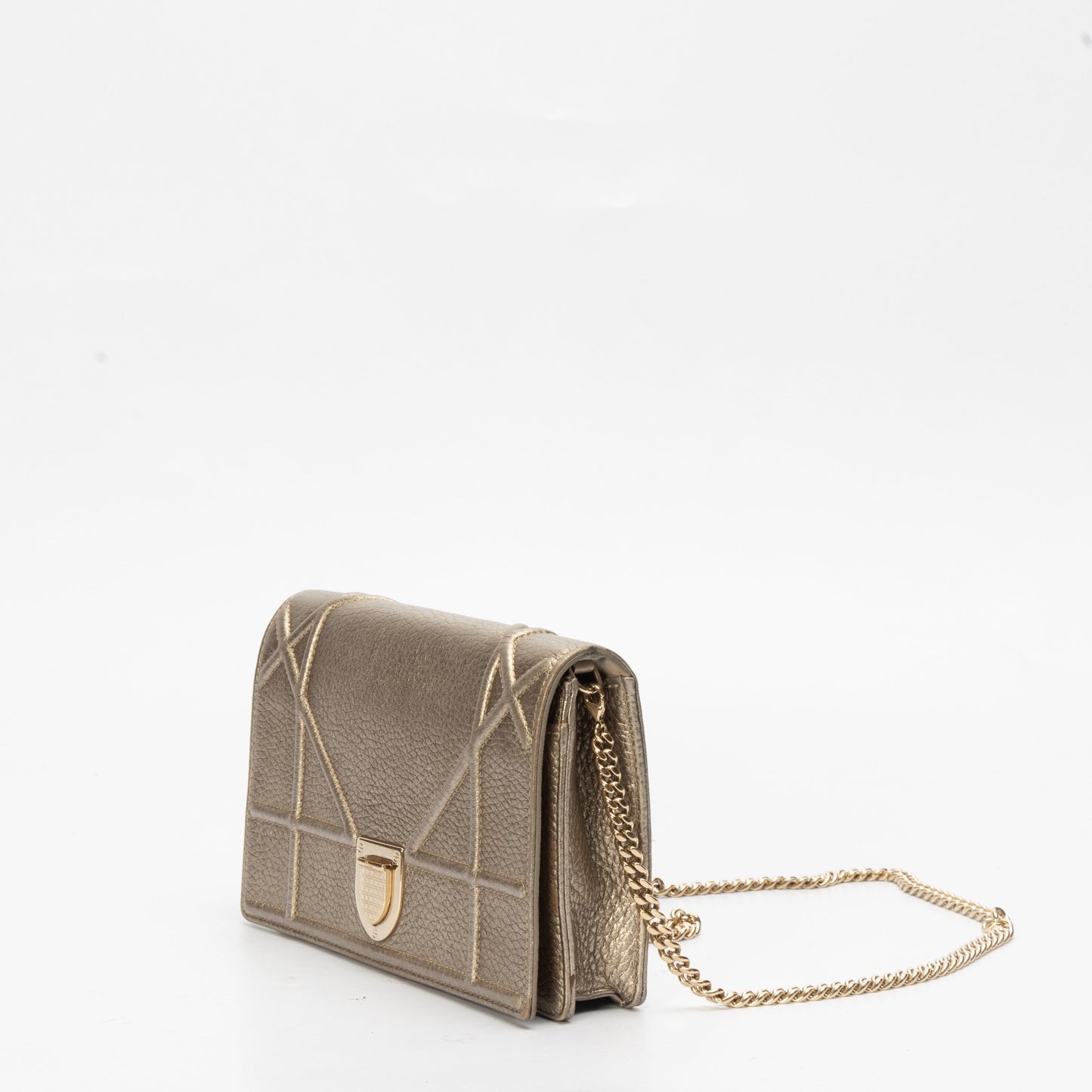 Dior Chain Leather Crossbody Bag