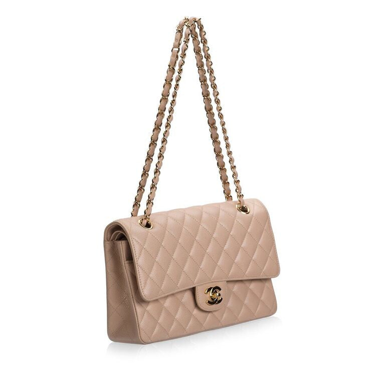 Chanel Classic Flap Caviar Gold Shoulder Bag Style 3