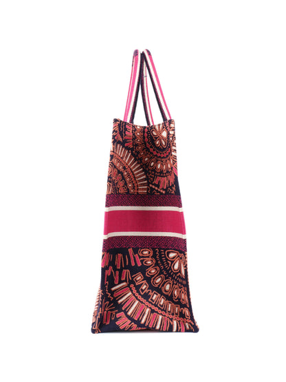 Dior Limited Edition Animal Embroidered Large Book Tote