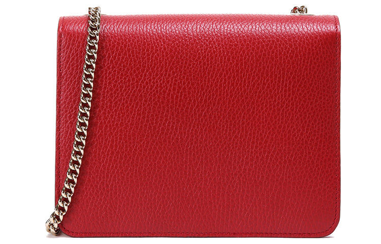 MLB Gucci Leather Organ Crossbody Bag Single Shoulder Bag Red 510304-CAO0G-6420