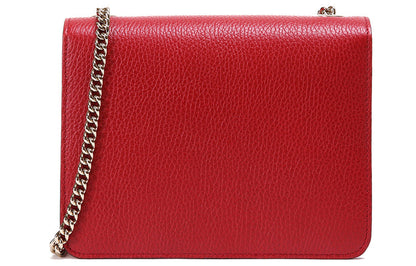 MLB Gucci Leather Organ Crossbody Bag Single Shoulder Bag Red 510304-CAO0G-6420