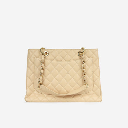 Chanel Shopping Tote Caviar Gold Tote Bag Style 2