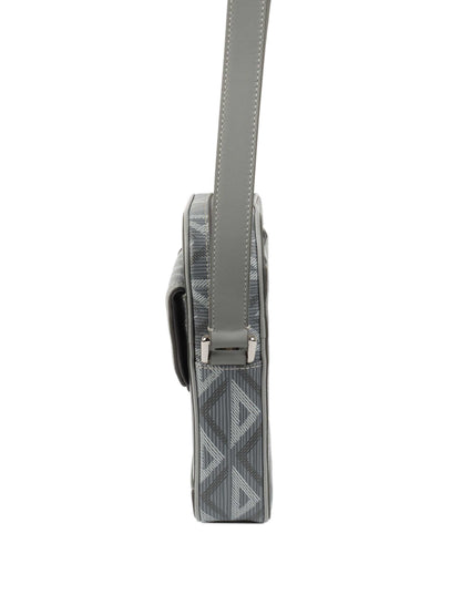 Dior Silver 'Hit The Road' Vertical Crossbody Pouch