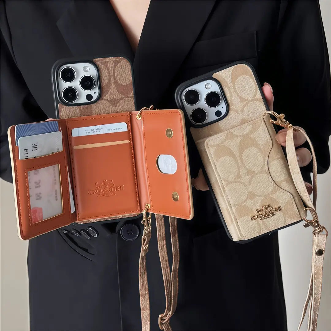 Coach iPhone Case with cardholder