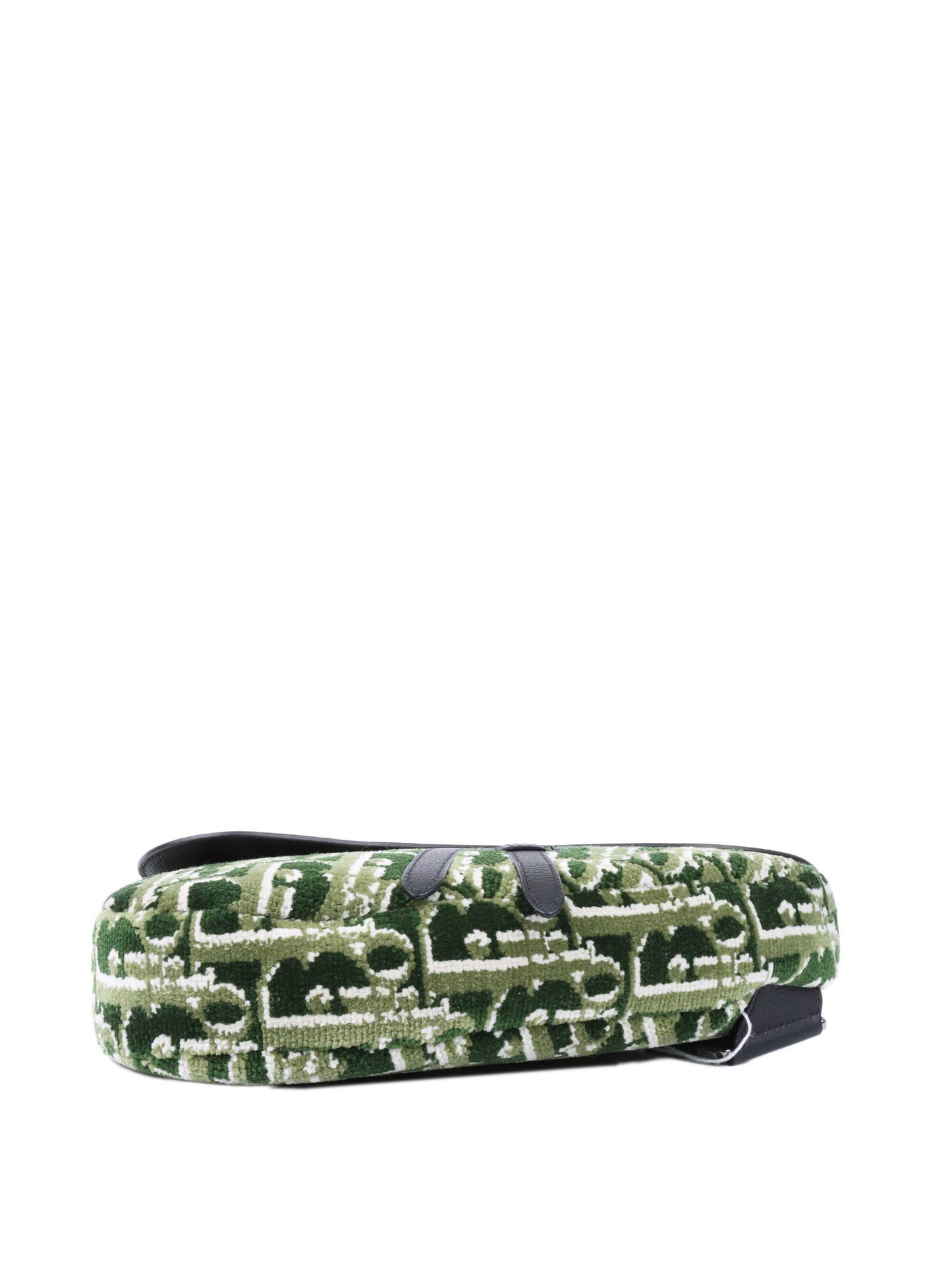 Dior Saddle Leather Crossbody Green