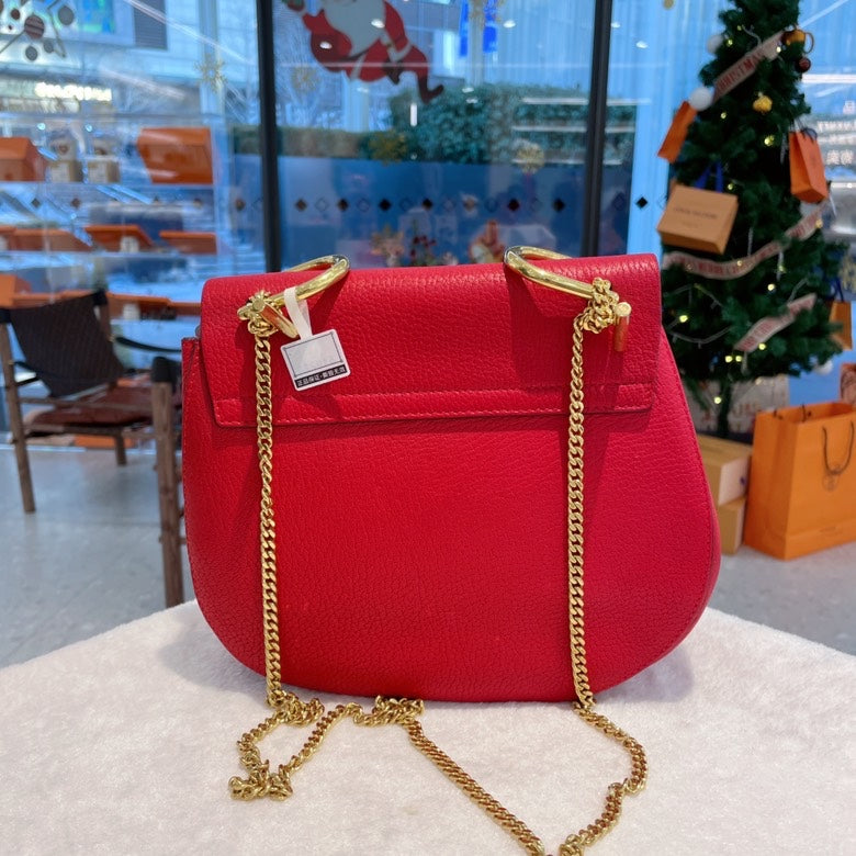 Chloe Drew Crossbody Bag Leather