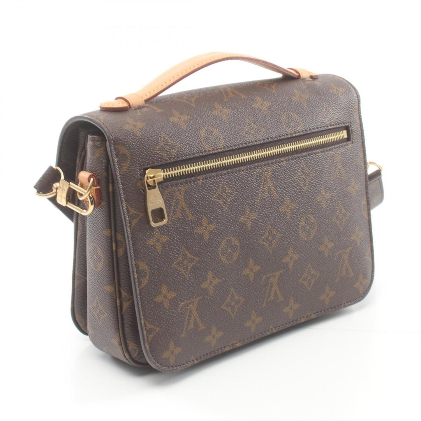Louis Vuitton  Coated Canvas Monogram Pvc Leather Handbag Pochette