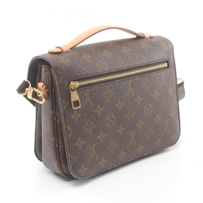 Louis Vuitton  Coated Canvas Monogram Pvc Leather Handbag Pochette