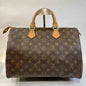Louis Vuitton Monogram Speedy 35 Handbag, Brown, Coated Canvas