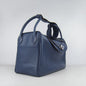 Luxury Hermes Lindy 6208 Ladies Lambskin Blue Handbag