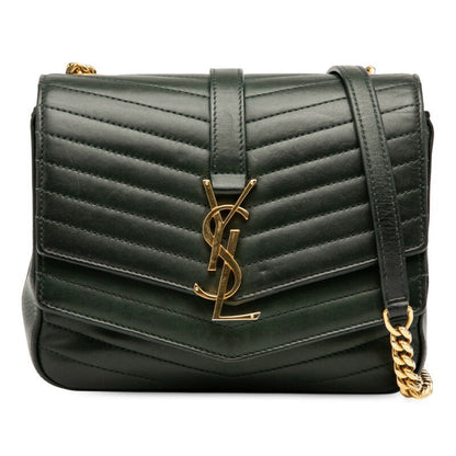 Saint Laurent Leather Red Shoulder Bag Style 5
