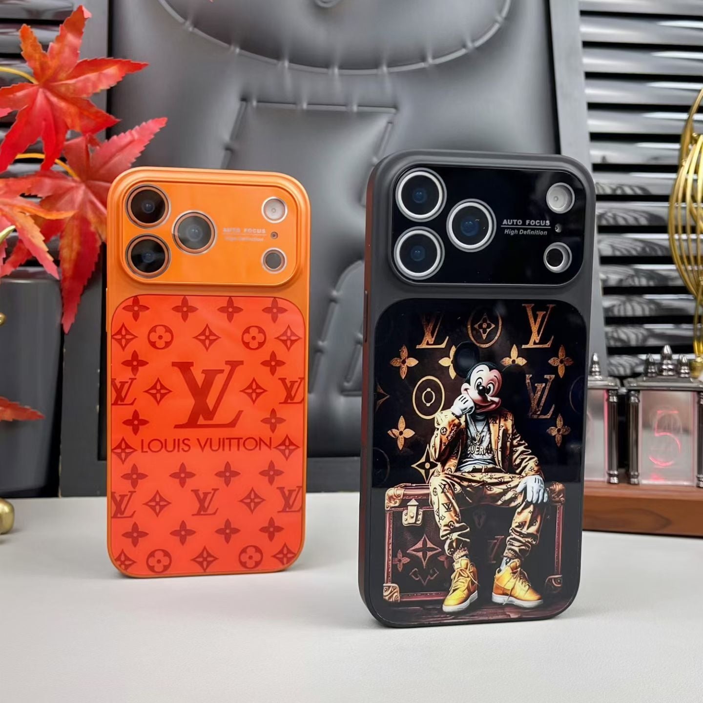 Gloss Monogram iPhone Case for 14-17/Pro/Pro Max