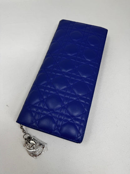 Dior Cannage Blue Shoulder Bag