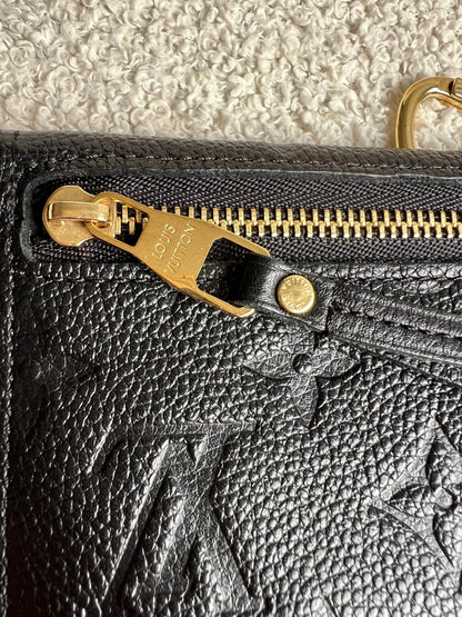 Louis Vuitton Key Pouch Black Empreinte