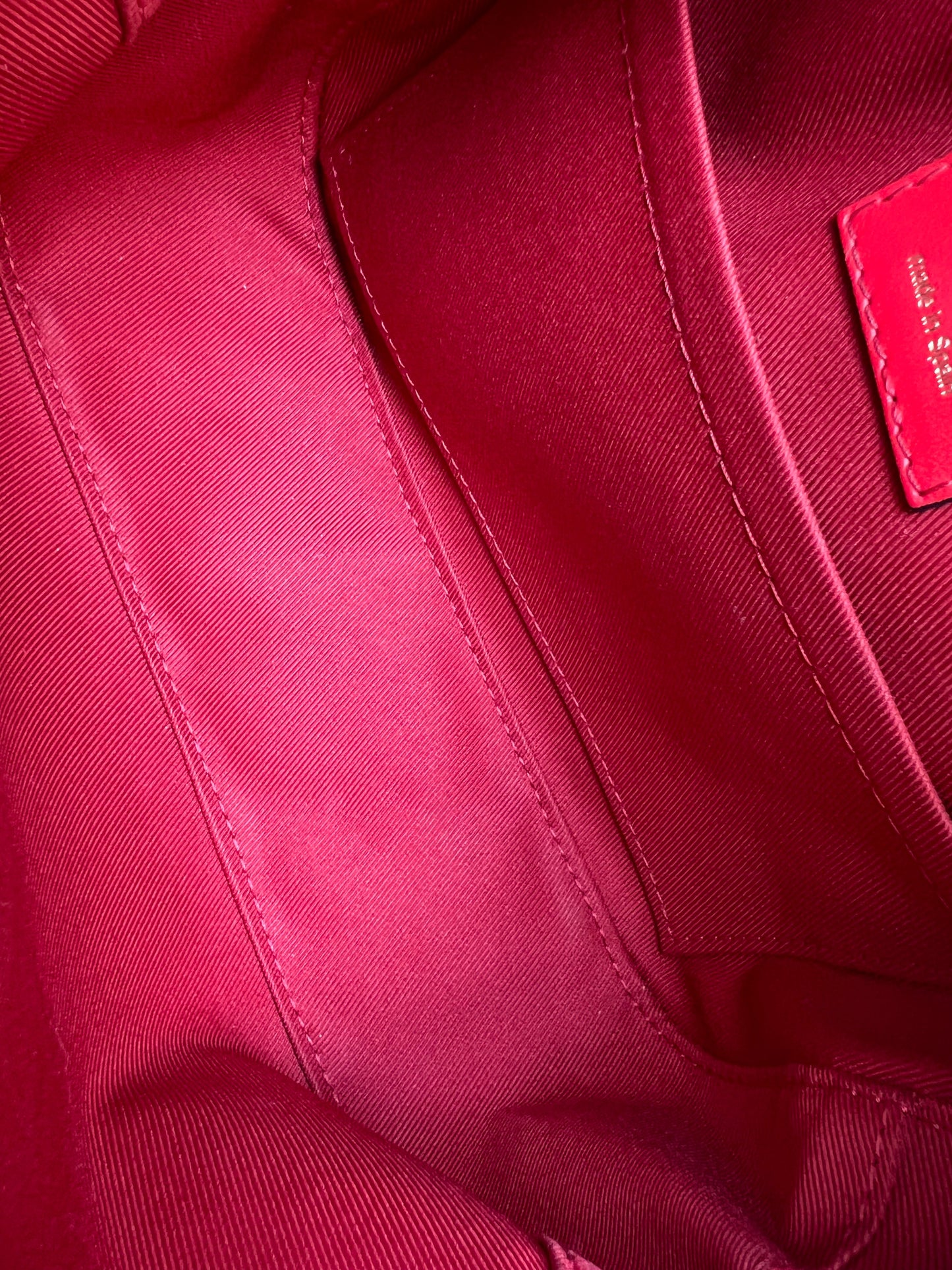 Louis Vuitton Saintonge Monogram Red