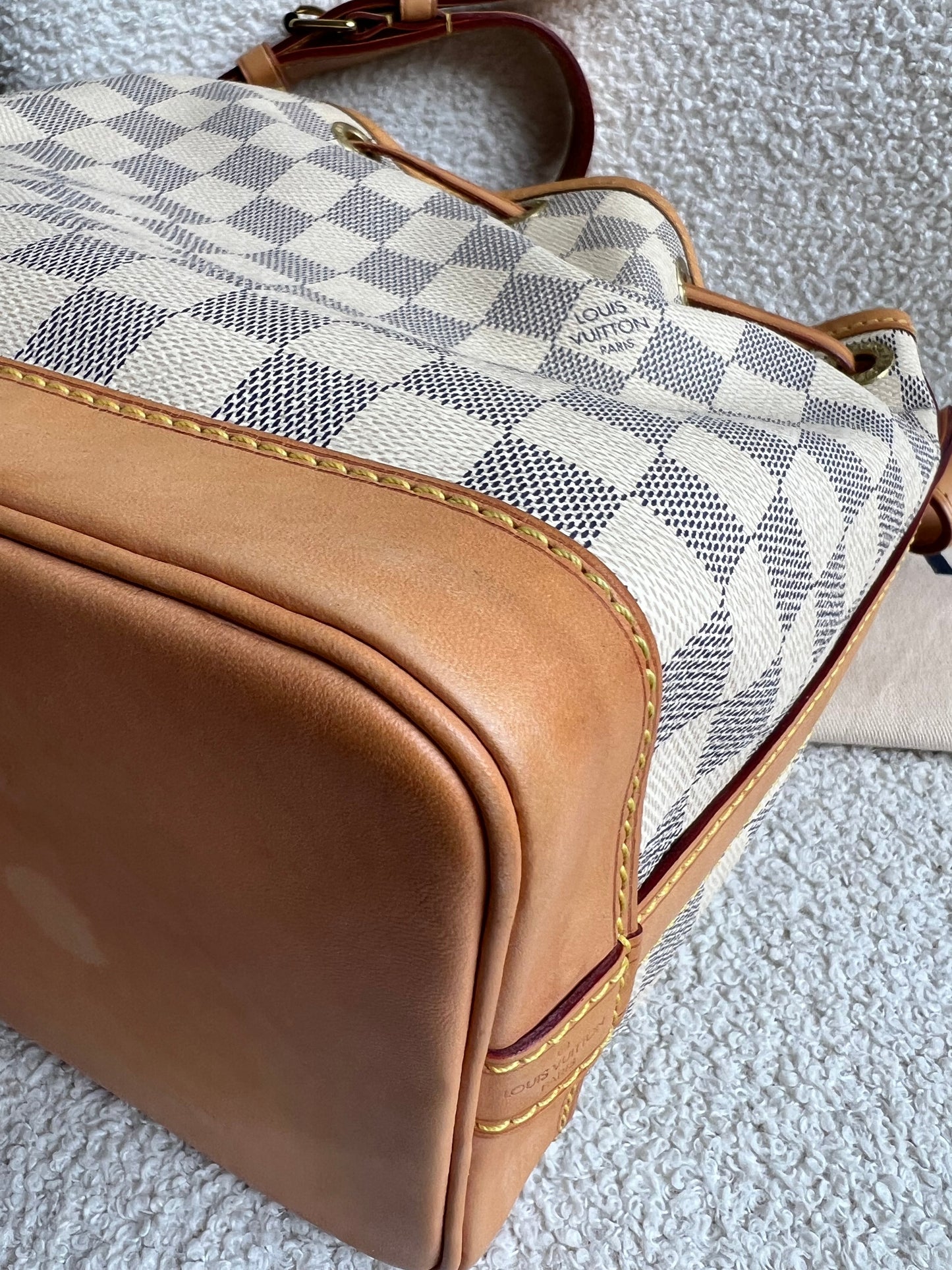 Louis Vuitton Petit Noe Bucket Bag Damier Azur (RRP £1,490)
