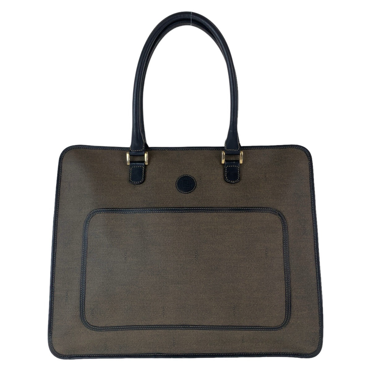 Fendi Tote Leather Red Tote Bag Style 19