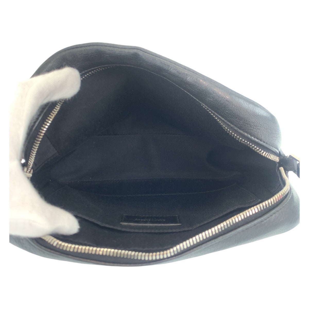 Saint Laurent Paris YSL Leather Shoulder Bag