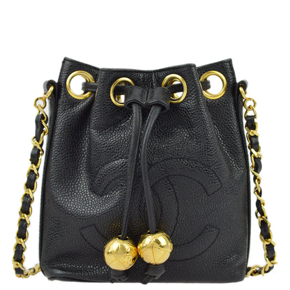 Chanel Caviar Black Shoulder Bag Style 3