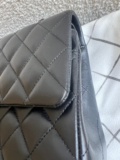 Chanel Medium Classic Flap in Black Lambskin Gold hardware (RRP £9090)