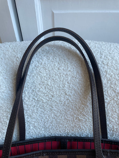 Louis Vuitton Neverfull MM Damier Ebene Cherry Interior (RRP £1,430)