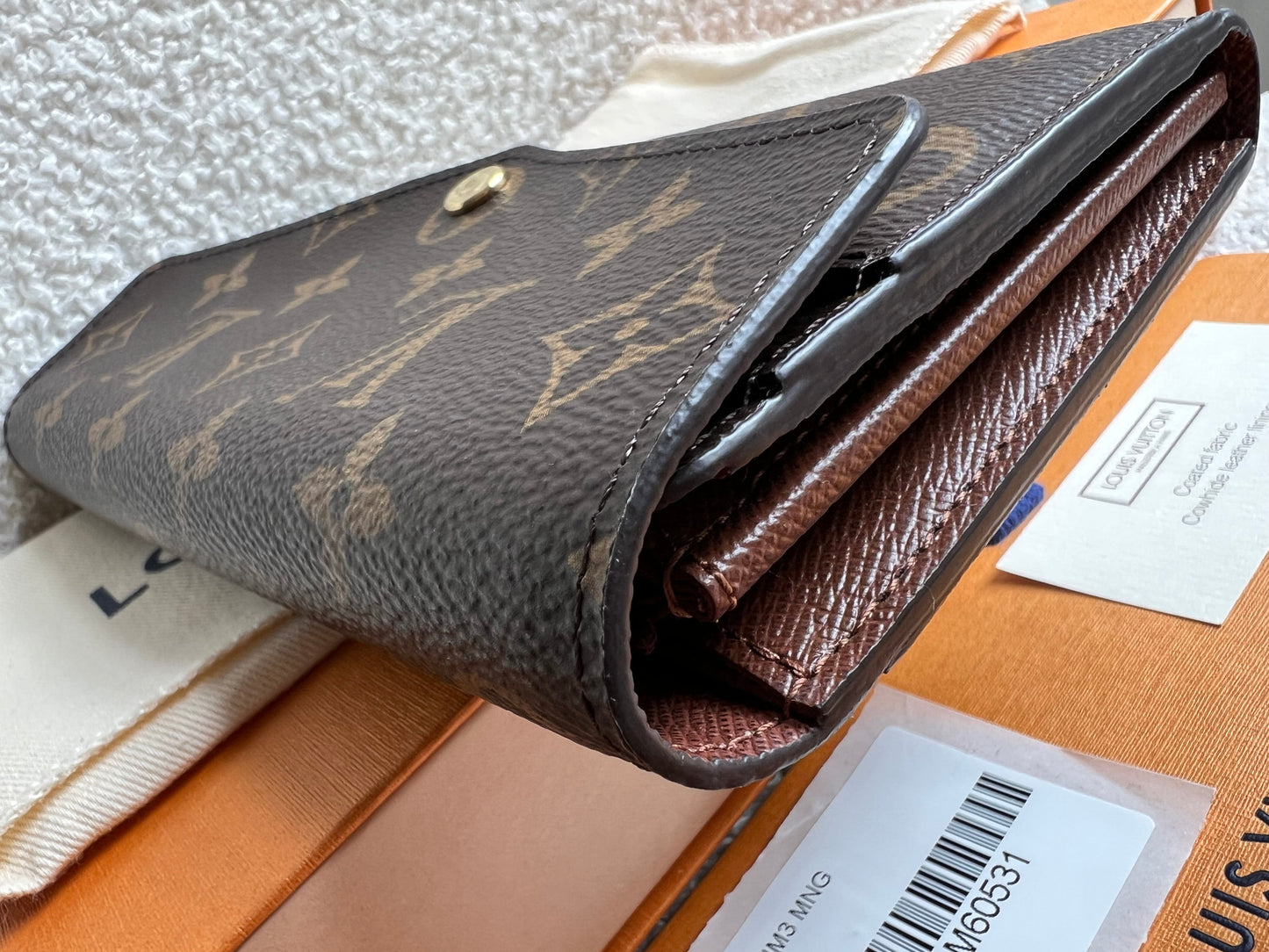 Louis Vuitton Sarah Wallet in Monogram and Brown  (RRP £505)